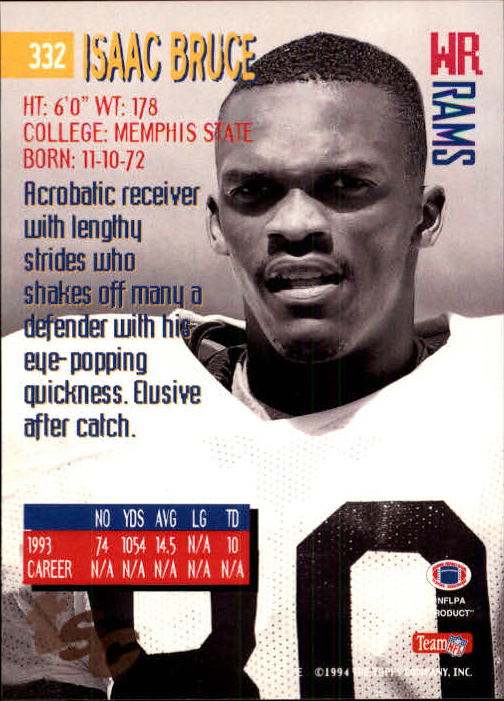A1063- 1994 Stadium Club FB Cards 251-500 +Rookies -You Pick- 15+ FREE US SHIP - Picture 155 of 485