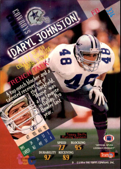 A1063- 1994 Stadium Club FB Cards 251-500 +Rookies -You Pick- 15+ FREE US SHIP - Picture 159 of 485