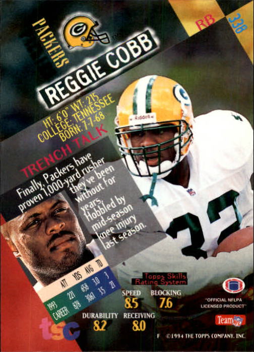 A1063- 1994 Stadium Club FB Cards 251-500 +Rookies -You Pick- 15+ FREE US SHIP - Picture 167 of 485
