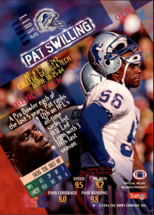 A1063- 1994 Stadium Club FB Cards 251-500 +Rookies -You Pick- 15+ FREE US SHIP - Picture 175 of 485