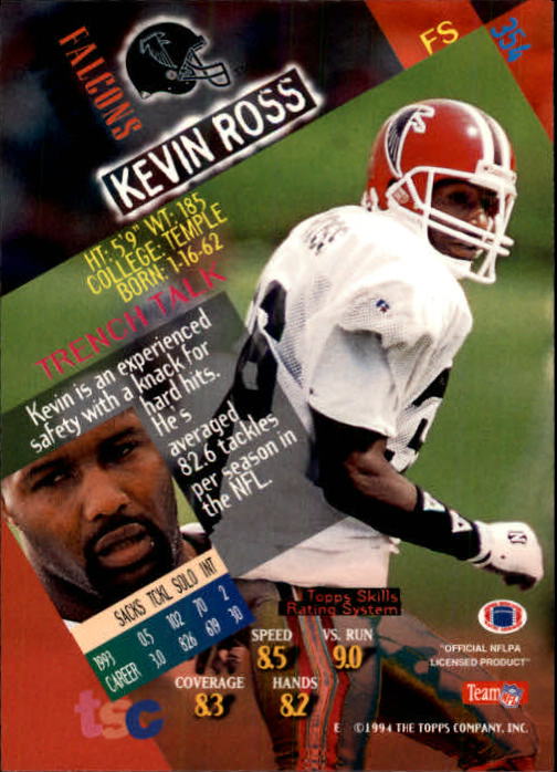 A1063- 1994 Stadium Club FB Cards 251-500 +Rookies -You Pick- 15+ FREE US SHIP - Picture 199 of 485