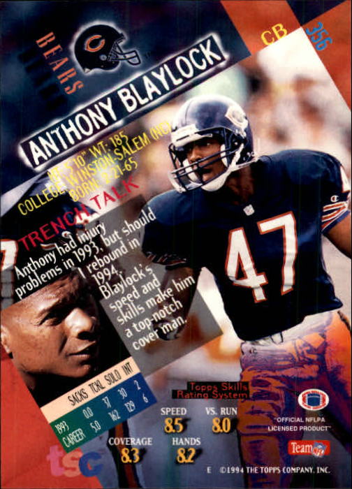 A1063- 1994 Stadium Club FB Cards 251-500 +Rookies -You Pick- 15+ FREE US SHIP - Picture 203 of 485