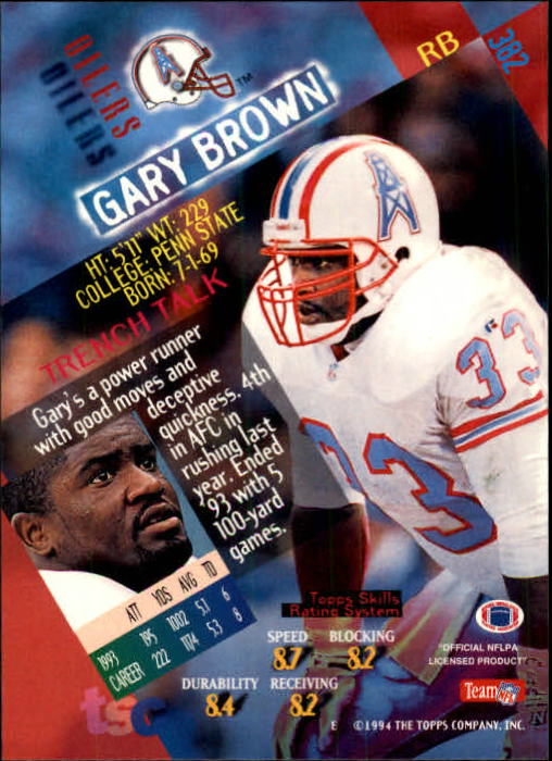 A1063- 1994 Stadium Club FB Cards 251-500 +Rookies -You Pick- 15+ FREE US SHIP - Picture 253 of 485
