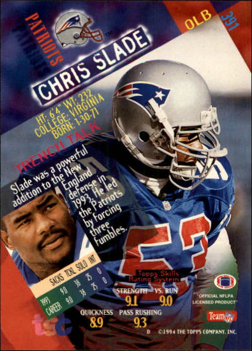 A1063- 1994 Stadium Club FB Cards 251-500 +Rookies -You Pick- 15+ FREE US SHIP - Picture 271 of 485