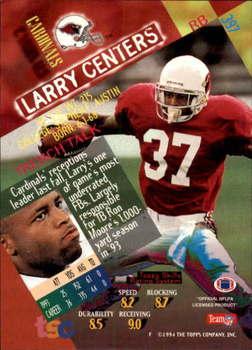 A1063- 1994 Stadium Club FB Cards 251-500 +Rookies -You Pick- 15+ FREE US SHIP - Picture 283 of 485