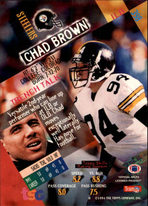 A1063- 1994 Stadium Club FB Cards 251-500 +Rookies -You Pick- 15+ FREE US SHIP - Picture 285 of 485
