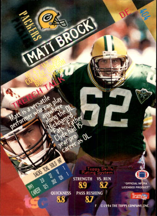 A1063- 1994 Stadium Club FB Cards 251-500 +Rookies -You Pick- 15+ FREE US SHIP - Picture 295 of 485