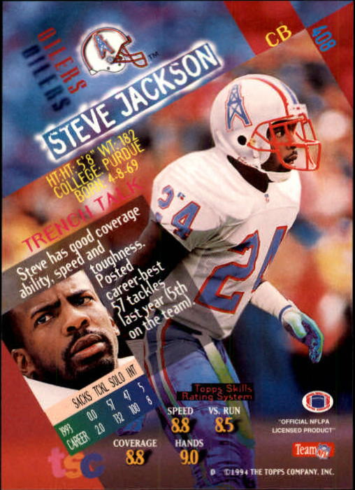A1063- 1994 Stadium Club FB Cards 251-500 +Rookies -You Pick- 15+ FREE US SHIP - Picture 303 of 485