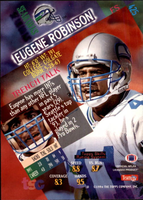 A1063- 1994 Stadium Club FB Cards 251-500 +Rookies -You Pick- 15+ FREE US SHIP - Picture 335 of 485