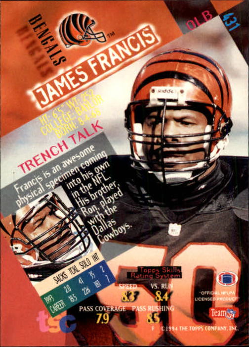 A1063- 1994 Stadium Club FB Cards 251-500 +Rookies -You Pick- 15+ FREE US SHIP - Picture 347 of 485