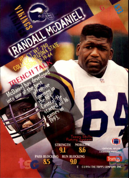 A1063- 1994 Stadium Club FB Cards 251-500 +Rookies -You Pick- 15+ FREE US SHIP - Picture 351 of 485