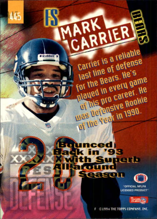 A1063- 1994 Stadium Club FB Cards 251-500 +Rookies -You Pick- 15+ FREE US SHIP - Picture 375 of 485