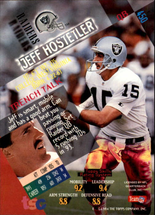 A1063- 1994 Stadium Club FB Cards 251-500 +Rookies -You Pick- 15+ FREE US SHIP - Picture 385 of 485