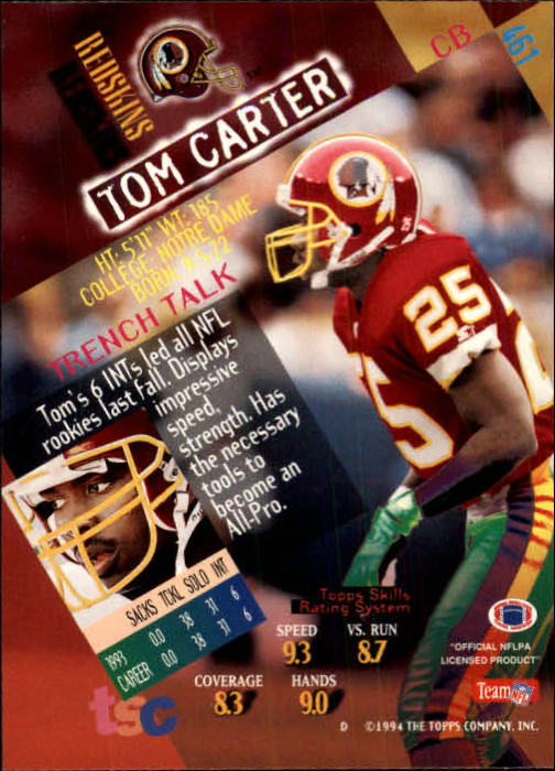 A1063- 1994 Stadium Club FB Cards 251-500 +Rookies -You Pick- 15+ FREE US SHIP - Picture 407 of 485