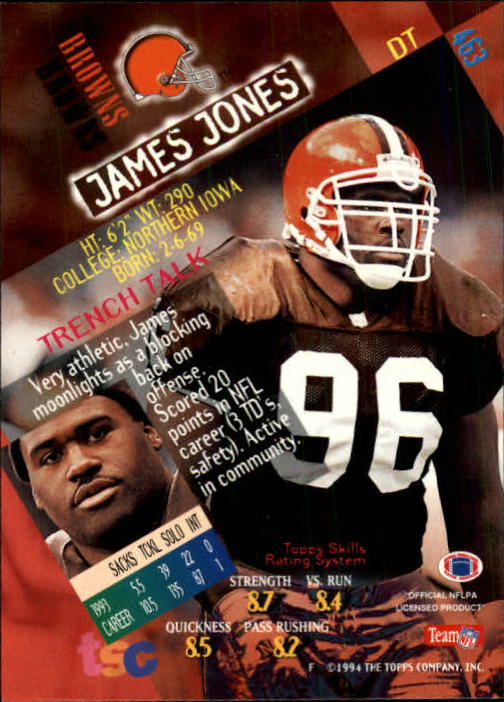 A1063- 1994 Stadium Club FB Cards 251-500 +Rookies -You Pick- 15+ FREE US SHIP - Picture 411 of 485