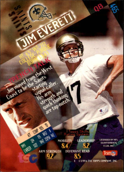 A1063- 1994 Stadium Club FB Cards 251-500 +Rookies -You Pick- 15+ FREE US SHIP - Picture 415 of 485