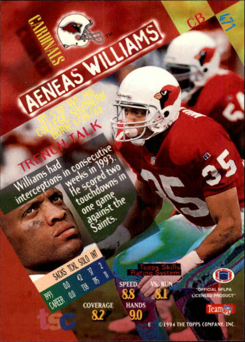 A1063- 1994 Stadium Club FB Cards 251-500 +Rookies -You Pick- 15+ FREE US SHIP - Picture 427 of 485