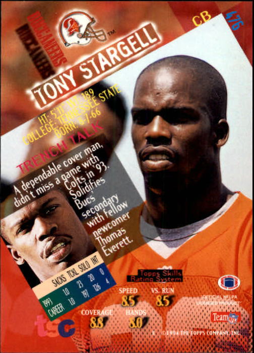 A1063- 1994 Stadium Club FB Cards 251-500 +Rookies -You Pick- 15+ FREE US SHIP - Picture 437 of 485
