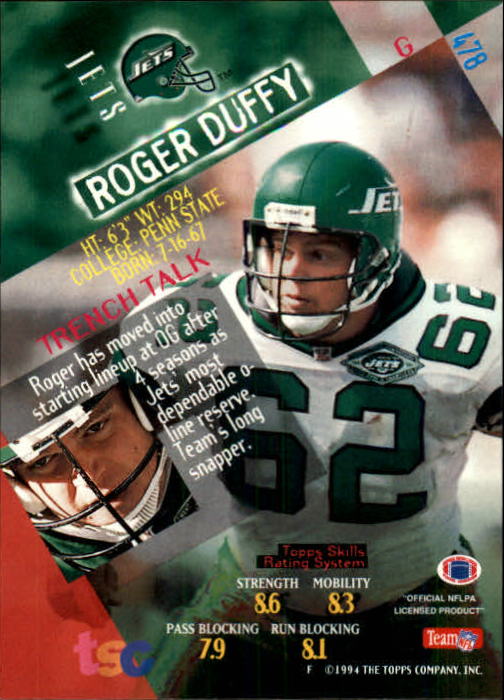 A1063- 1994 Stadium Club FB Cards 251-500 +Rookies -You Pick- 15+ FREE US SHIP - Picture 441 of 485
