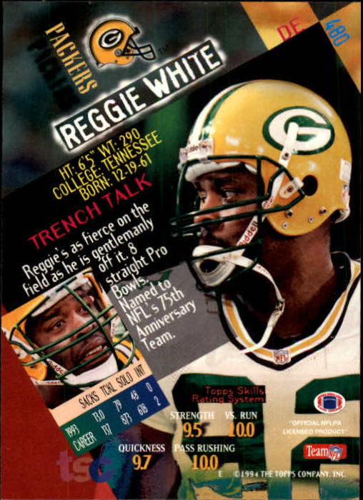 Reggie White cards (1988-2020) Eagles Packers - You Choose