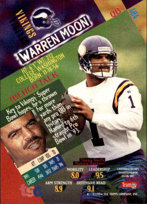 A1063- 1994 Stadium Club FB Cards 251-500 +Rookies -You Pick- 15+ FREE US SHIP - Picture 453 of 485