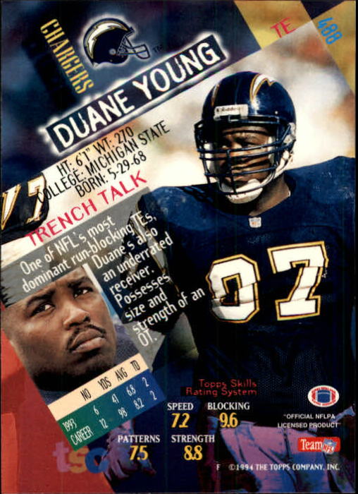 A1063- 1994 Stadium Club FB Cards 251-500 +Rookies -You Pick- 15+ FREE US SHIP - Picture 461 of 485