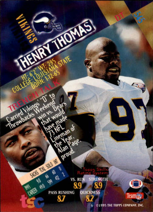1994 Stadium Club Football "Main Set" Cards #501 to #630 Rookies and Veterans - Picture 89 of 265