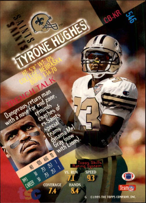 1994 Stadium Club Football "Main Set" Cards #501 to #630 Rookies and Veterans - Picture 91 of 265