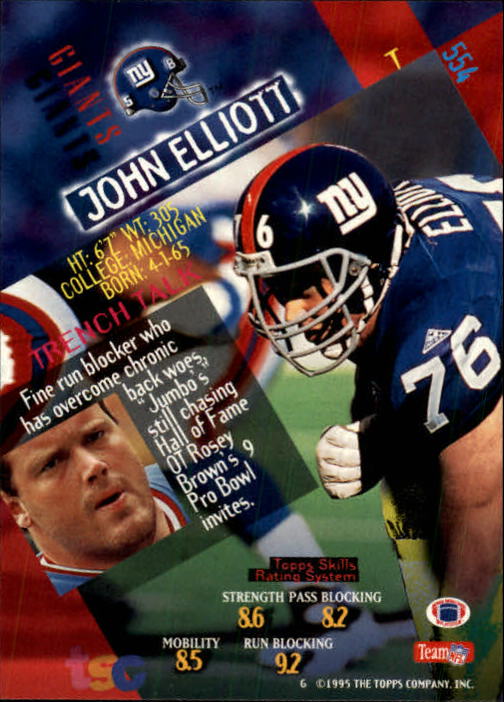 1994 Stadium Club Football "Main Set" Cards #501 to #630 Rookies and Veterans - Picture 107 of 265