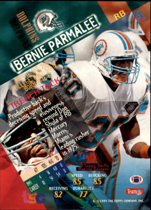1994 Stadium Club Football "Main Set" Cards #501 to #630 Rookies and Veterans - Picture 123 of 265