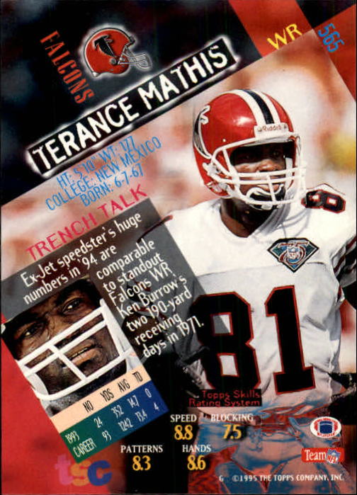 1994 Stadium Club Football "Main Set" Cards #501 to #630 Rookies and Veterans - Picture 129 of 265