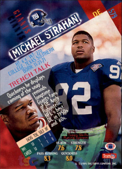 1994 Stadium Club Football "Main Set" Cards #501 to #630 Rookies and Veterans - Picture 157 of 265