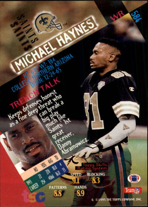 1994 Stadium Club Football "Main Set" Cards #501 to #630 Rookies and Veterans - Picture 167 of 265