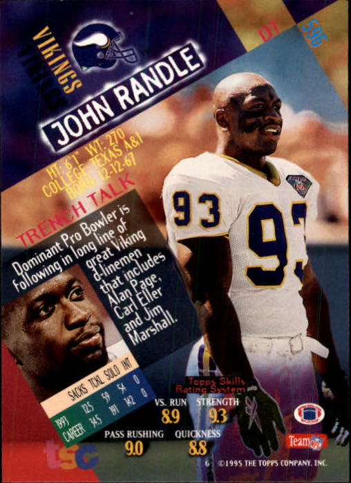 1994 Stadium Club Football "Main Set" Cards #501 to #630 Rookies and Veterans - Picture 191 of 265