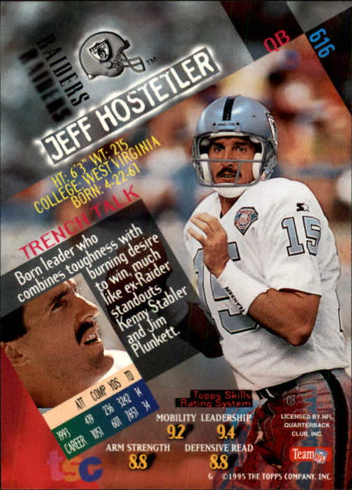 1994 Stadium Club Football "Main Set" Cards #501 to #630 Rookies and Veterans - Picture 231 of 265