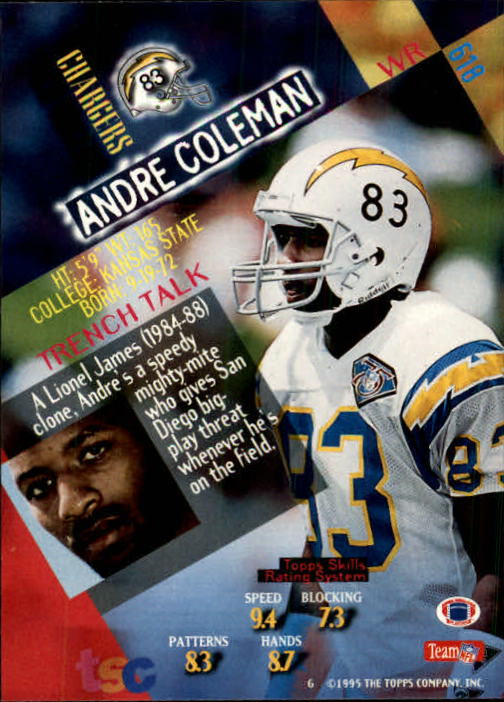 1994 Stadium Club Football "Main Set" Cards #501 to #630 Rookies and Veterans - Picture 235 of 265