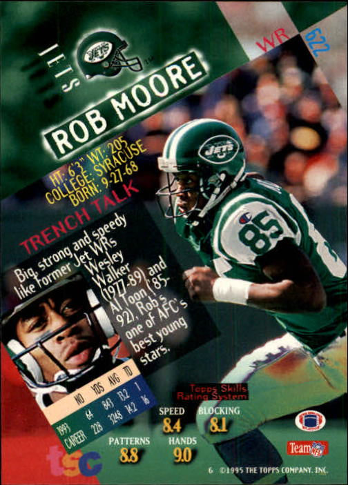 1994 Stadium Club Football "Main Set" Cards #501 to #630 Rookies and Veterans - Picture 243 of 265