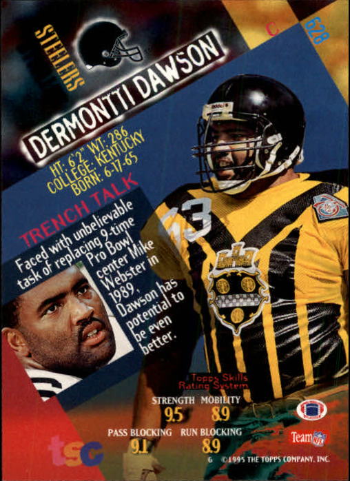 1994 Stadium Club Football "Main Set" Cards #501 to #630 Rookies and Veterans - Picture 255 of 265