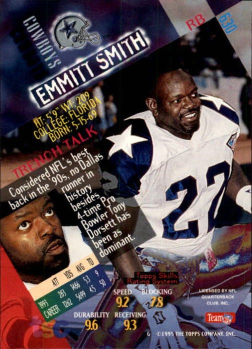 1994 Stadium Club Football "Main Set" Cards #501 to #630 Rookies and Veterans - Picture 259 of 265