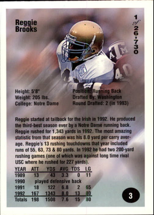 B7654- 1994 Superior Rookies Football Cards 1-80 -You Pick- 15+ FREE US SHIP - Picture 7 of 161