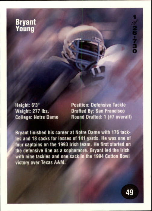 B7654- 1994 Superior Rookies Football Cards 1-80 -You Pick- 15+ FREE US SHIP - Picture 99 of 161