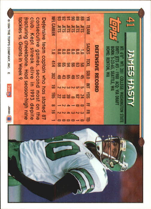 A8029- 1994 Topps Football Card #s 1-250 +Rookies -You Pick- 15+ FREE US SHIP - Picture 33 of 176
