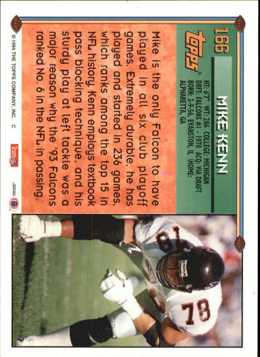 A8029- 1994 Topps Football Card #s 1-250 +Rookies -You Pick- 15+ FREE US SHIP - Picture 129 of 176