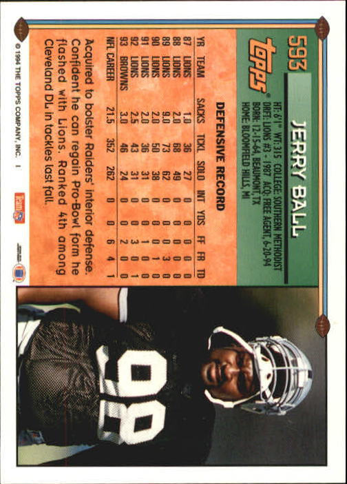 A8029- 1994 Topps Football Cards 551-660 +Rookies -You Pick- 15+ FREE US SHIP - Picture 69 of 125