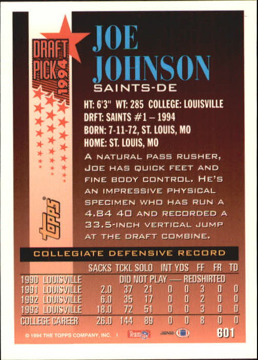 A8029- 1994 Topps Football Cards 551-660 +Rookies -You Pick- 15+ FREE US SHIP - Picture 77 of 125