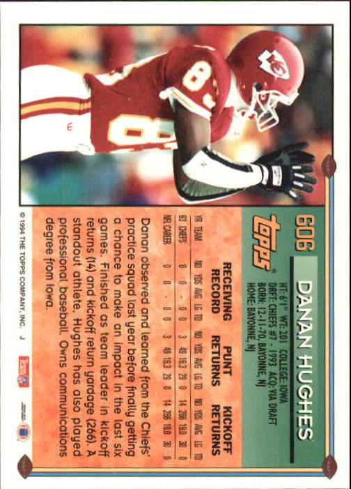 A8029- 1994 Topps Football Cards 551-660 +Rookies -You Pick- 15+ FREE US SHIP - Picture 83 of 125