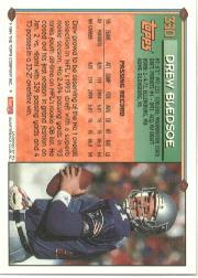 1994 Topps Special Effects #360 Drew Bledsoe 3X back image