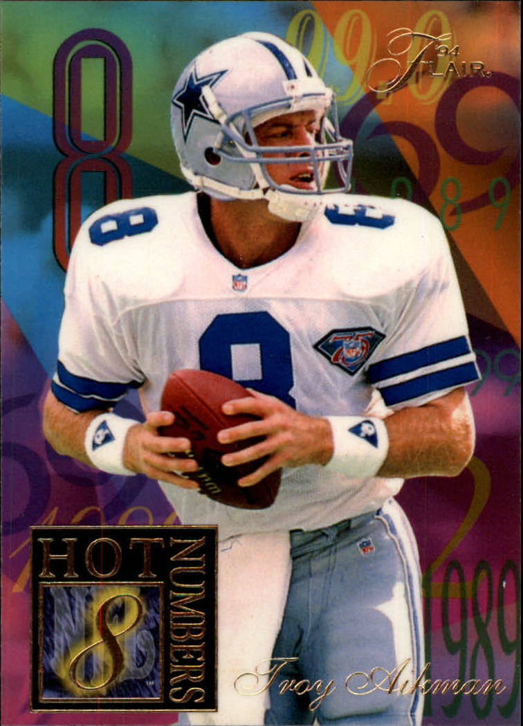 1994 Ultra Flair Hot Numbers #1 Troy Aikman