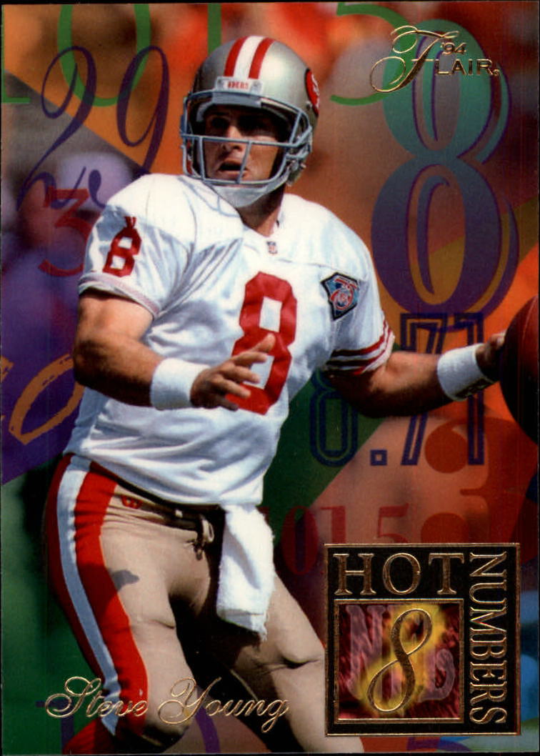 1994 Ultra Flair Hot Numbers #15 Steve Young