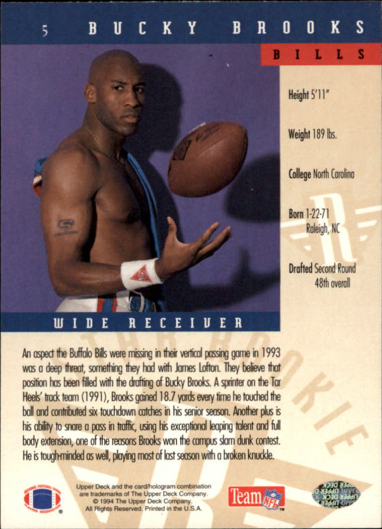 B2176- 1994 Upper Deck FB Card #s 1-249 +Rookies -You Pick- 15+ FREE US SHIP